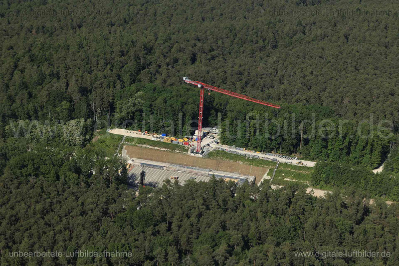 Luftaufnahme Autobahnbrücke A3 in Erlangen | Mittelfranken, Bayern
