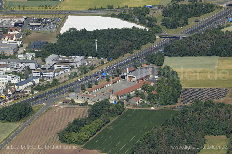 Luftaufnahme Autobahnmeisterei Erlangen in Erlangen | Mittelfranken, Bayern