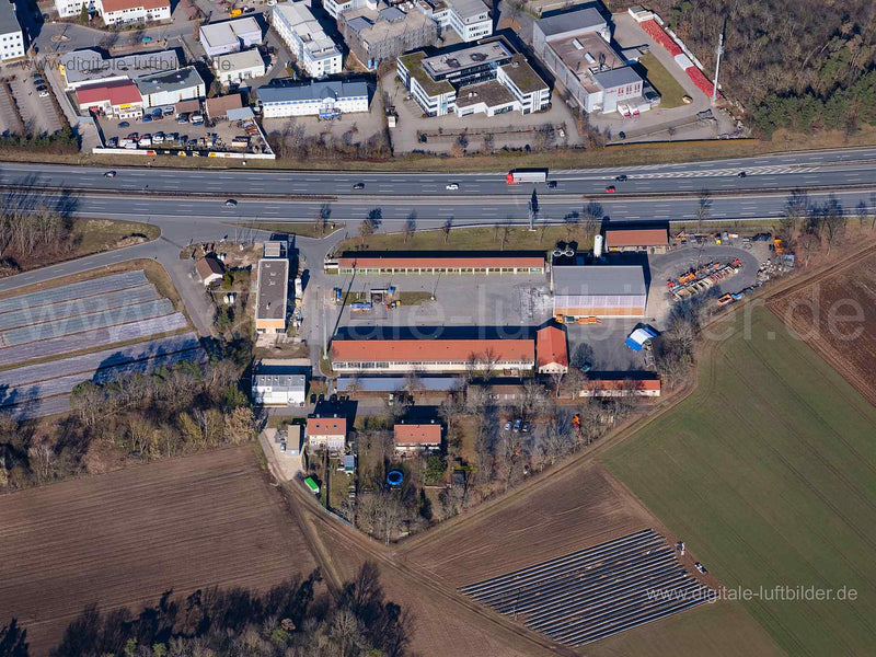 Luftaufnahme Autobahnmeisterei Erlangen in Erlangen | Mittelfranken, Bayern
