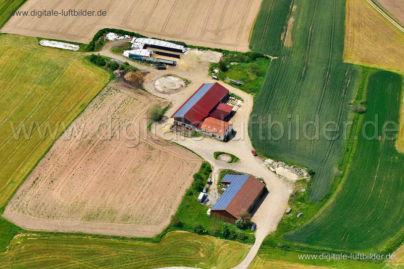 Luftaufnahme Bauernhof in Erlangen | Mittelfranken, Bayern