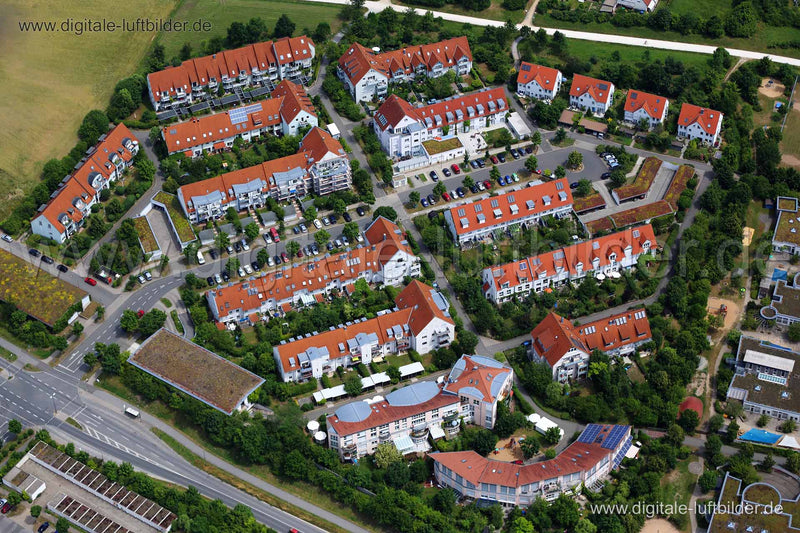 Luftaufnahme bei Erlangen in Erlangen | Mittelfranken, Bayern
