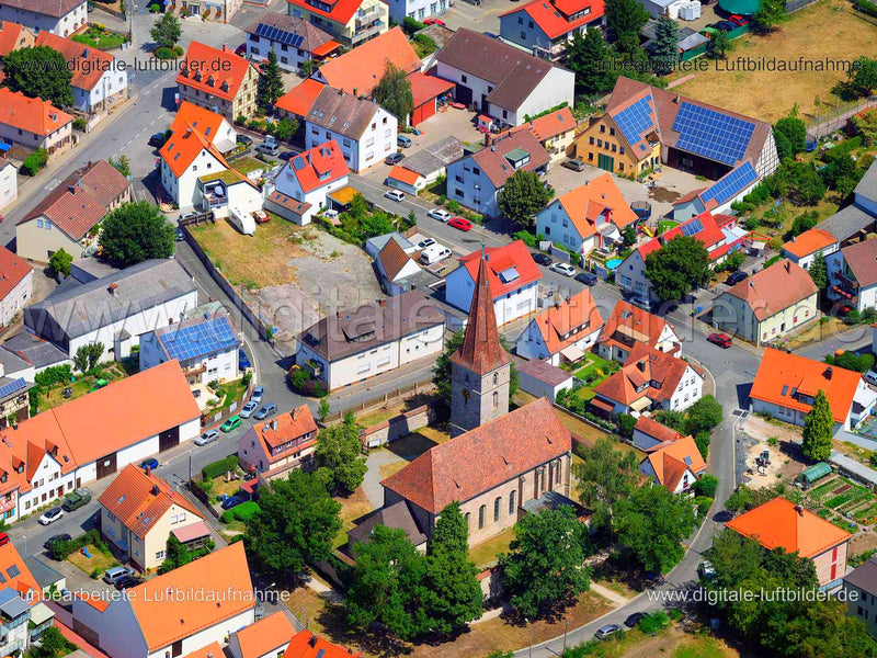 Luftaufnahme bei Erlangen in Erlangen | Mittelfranken, Bayern