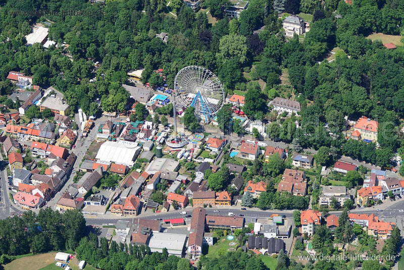 Luftaufnahme Bergkirchweih in Erlangen | Mittelfranken, Bayern