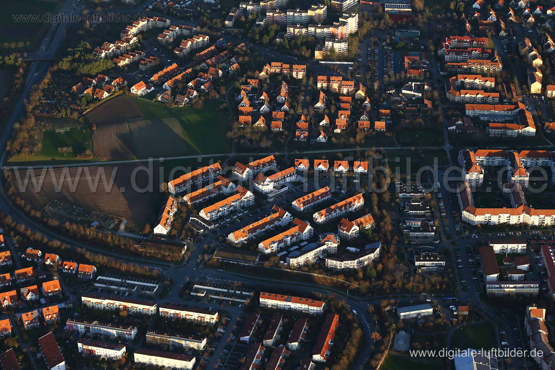 Luftaufnahme Büchenbach in Erlangen | Mittelfranken, Bayern