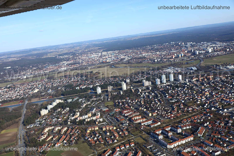 Luftaufnahme Büchenbach in Erlangen | Mittelfranken, Bayern