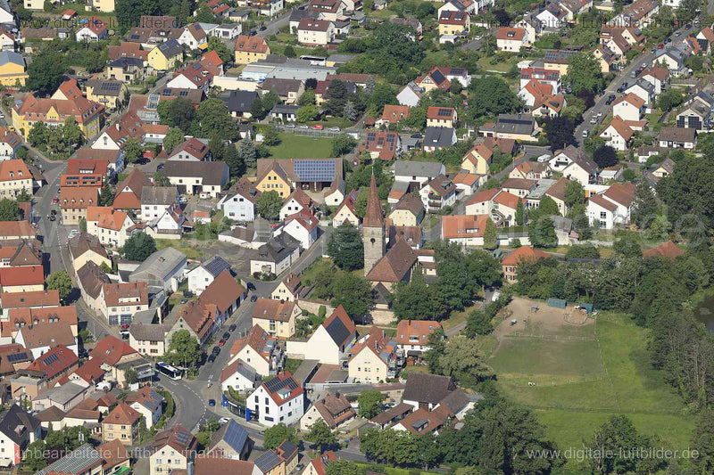 Luftaufnahme Büchenbach in Erlangen | Mittelfranken, Bayern