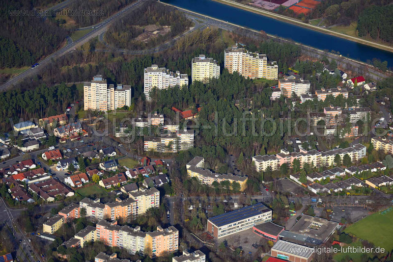 Luftaufnahme Büchenbach in Erlangen | Mittelfranken, Bayern