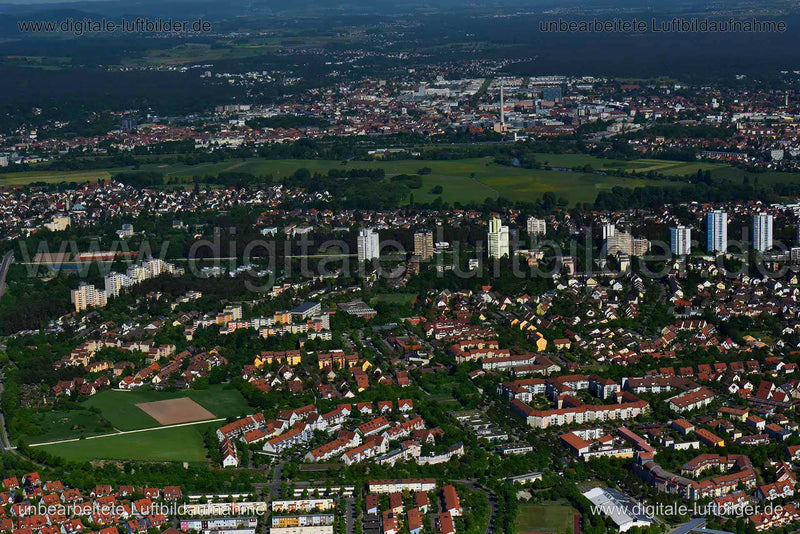 Luftaufnahme Büchenbach in Erlangen | Mittelfranken, Bayern