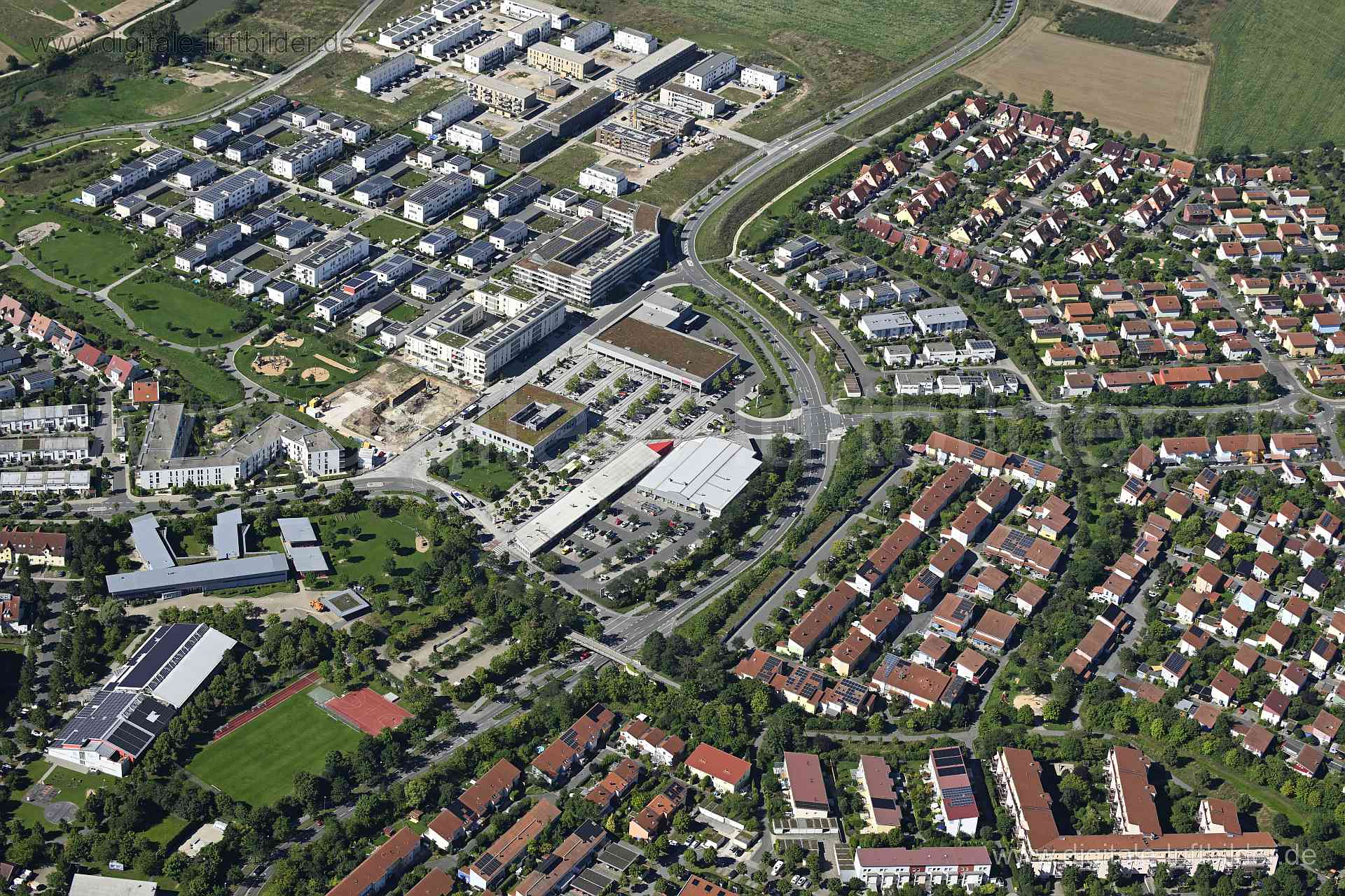 Luftaufnahme Büchenbach in Erlangen | Mittelfranken, Bayern