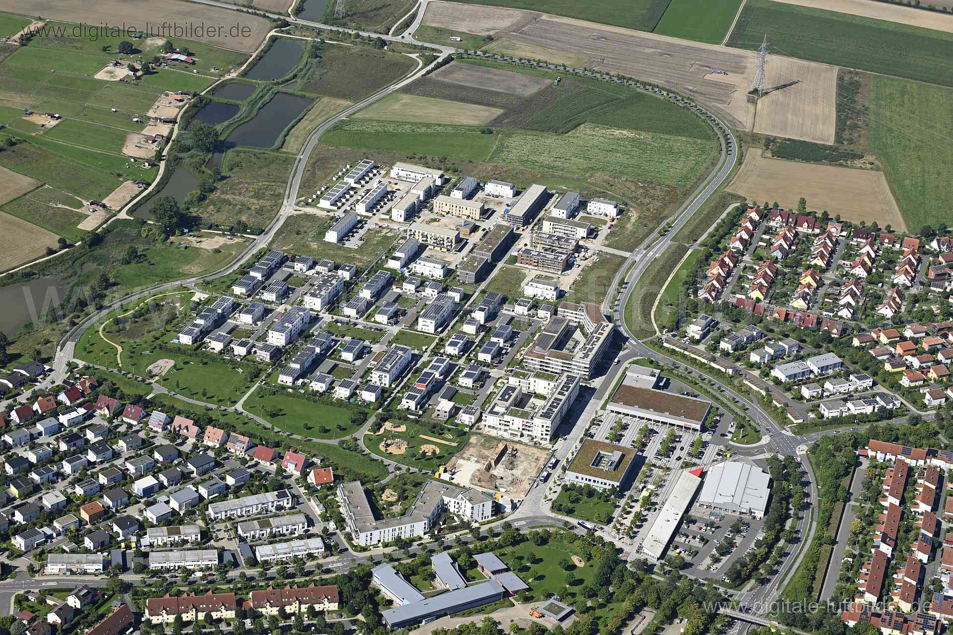 Luftaufnahme Büchenbach in Erlangen | Mittelfranken, Bayern