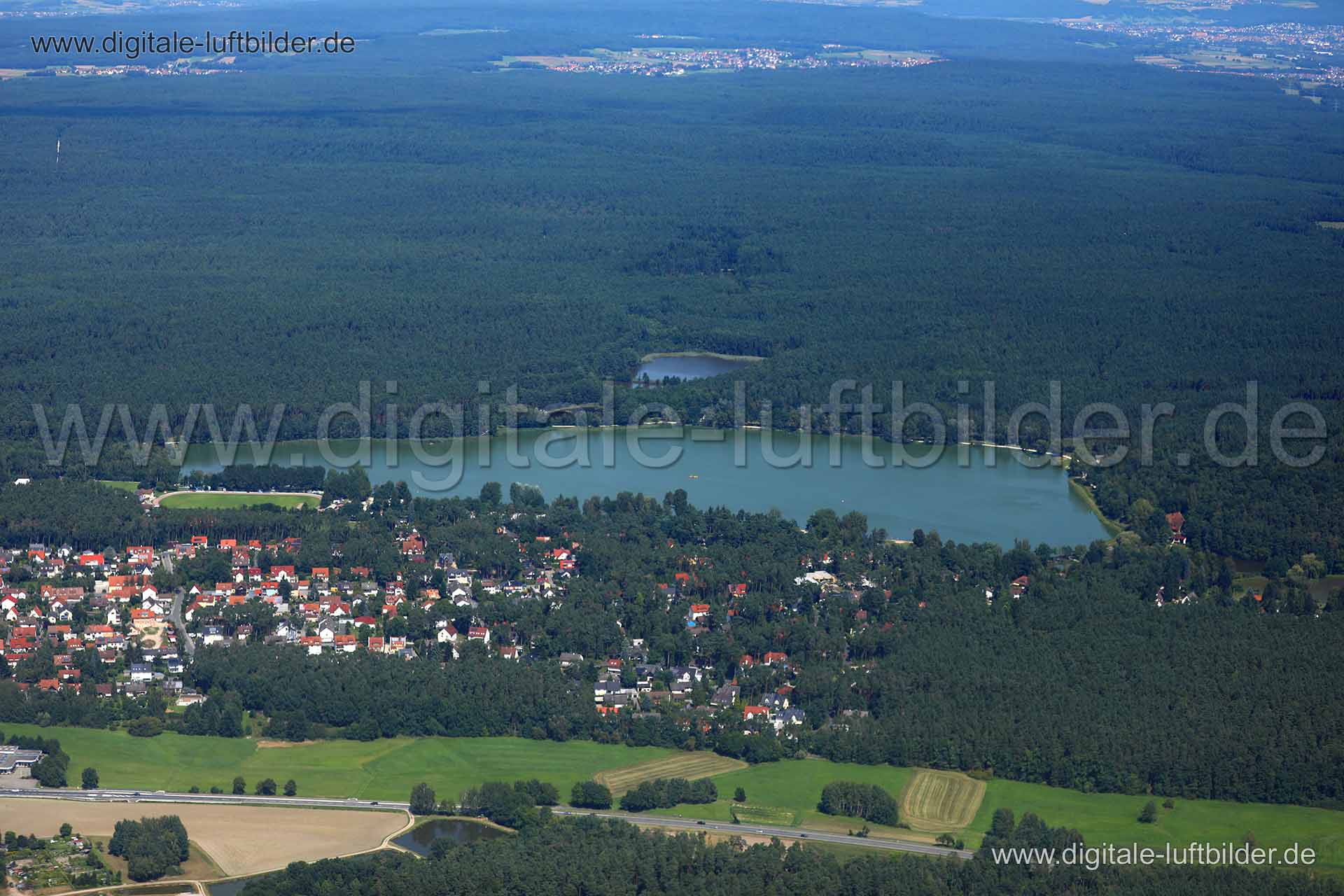 Luftaufnahme Dechsendorf in Erlangen | Mittelfranken, Bayern