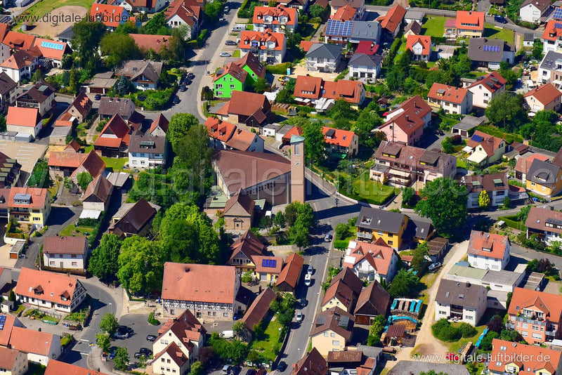 Luftaufnahme Dechsendorf in Erlangen | Mittelfranken, Bayern