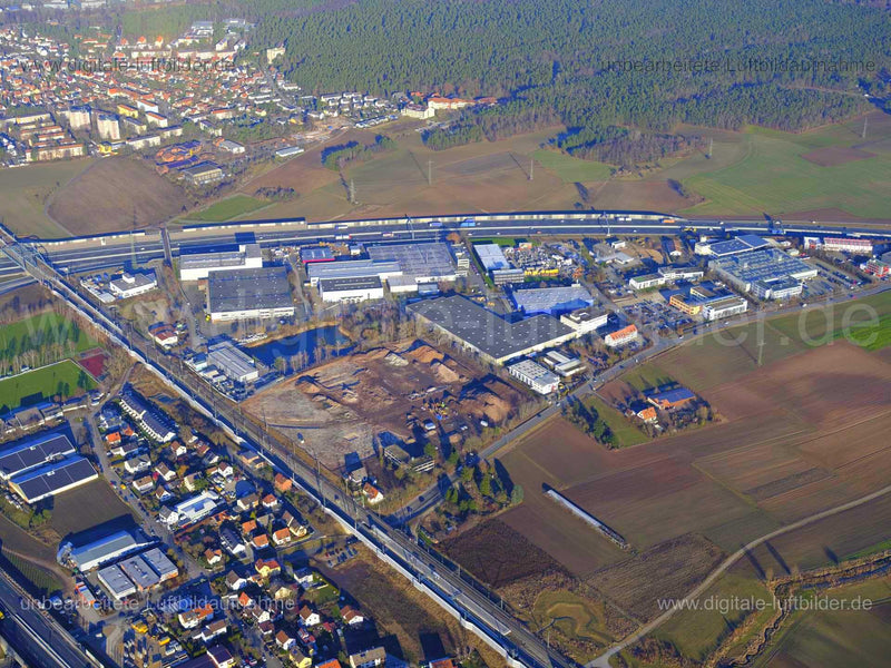 Luftaufnahme Eltersdorf in Erlangen | Mittelfranken, Bayern