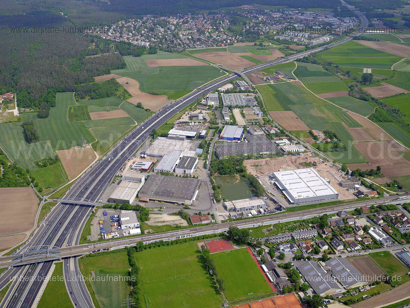 Luftaufnahme Eltersdorf in Erlangen | Mittelfranken, Bayern