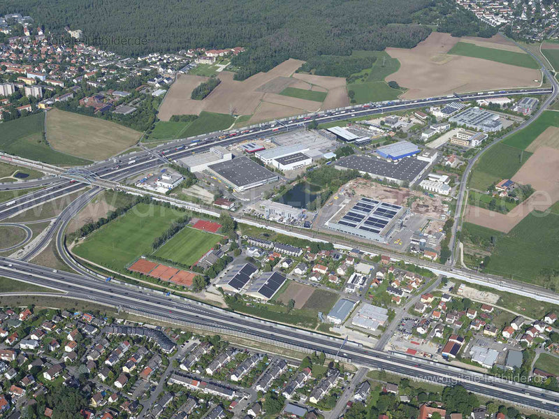 Luftaufnahme Eltersdorf in Erlangen | Mittelfranken, Bayern