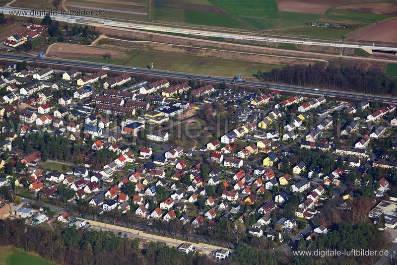 Luftaufnahme Eltersdorf in Erlangen | Mittelfranken, Bayern