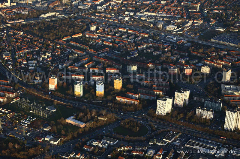 Luftaufnahme Erlangen in Erlangen | Mittelfranken, Bayern