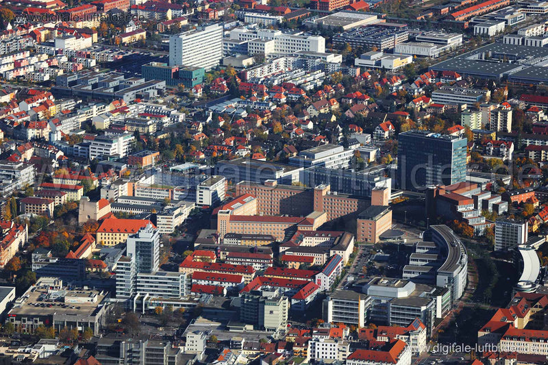 Luftaufnahme Erlangen in Erlangen | Mittelfranken, Bayern