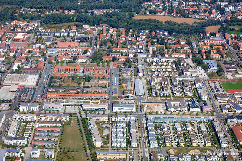 Luftaufnahme Erlangen in Erlangen | Mittelfranken, Bayern
