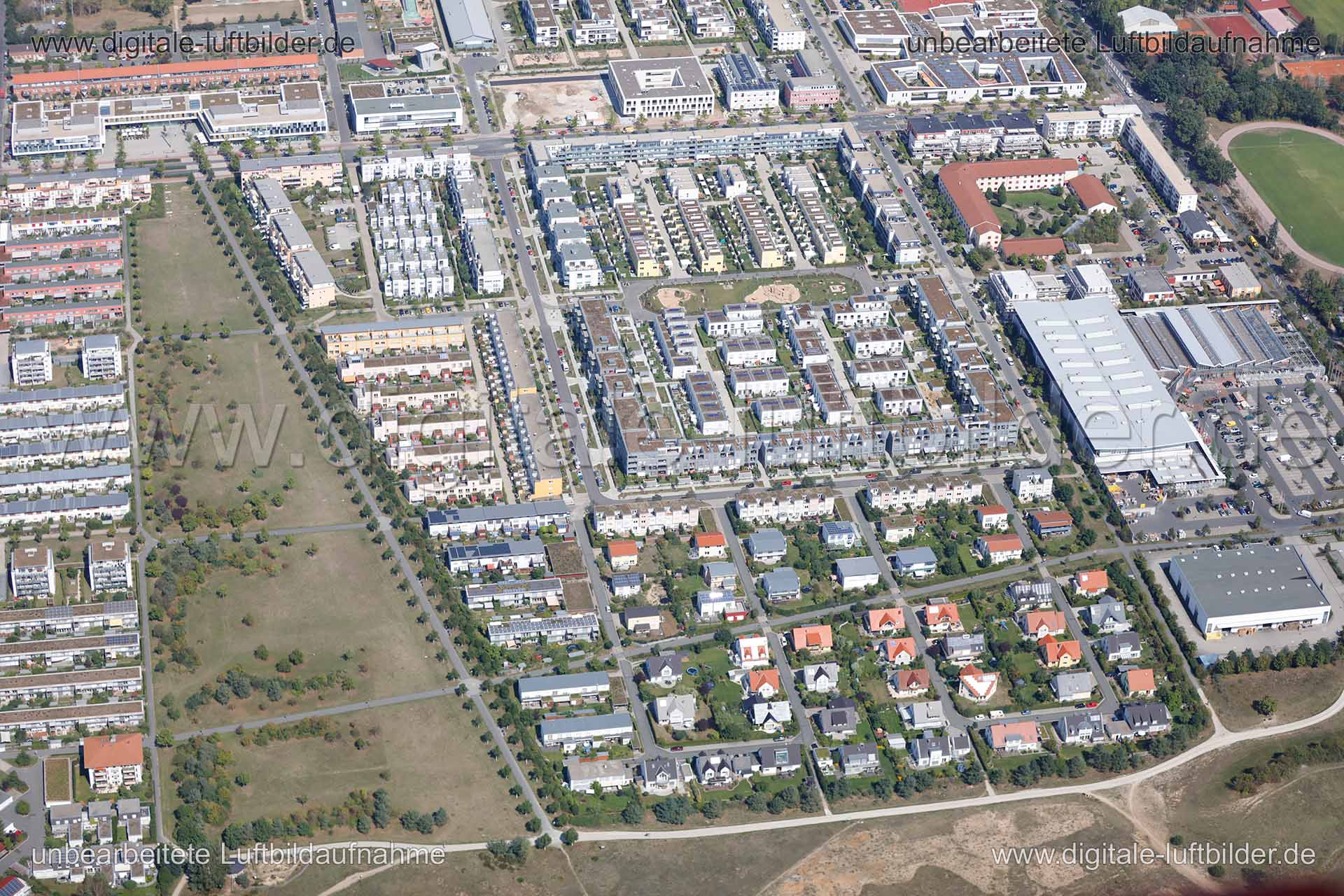 Luftaufnahme Erlangen in Erlangen | Mittelfranken, Bayern