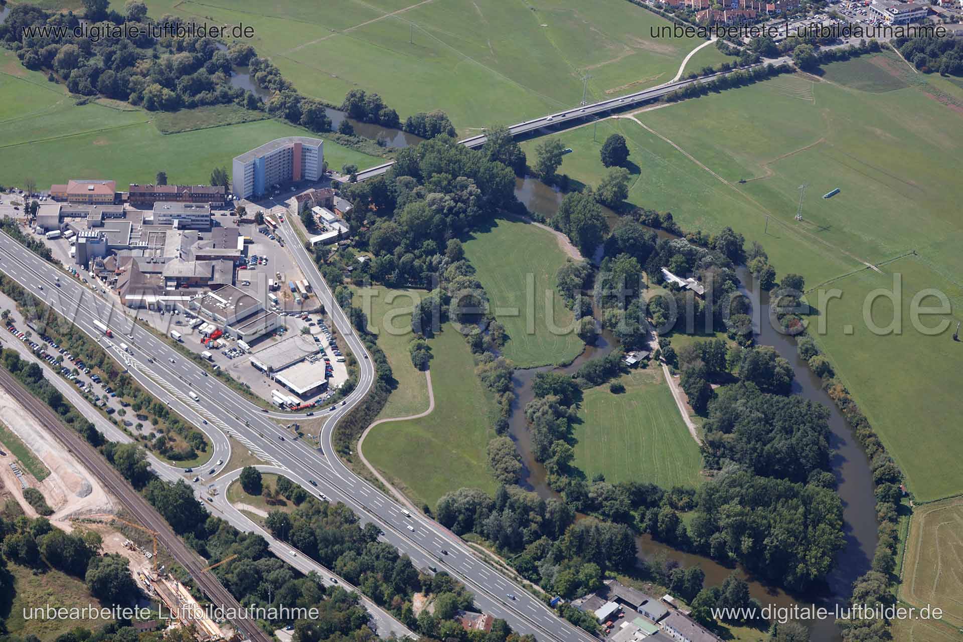 Luftaufnahme Erlangen in Erlangen | Mittelfranken, Bayern