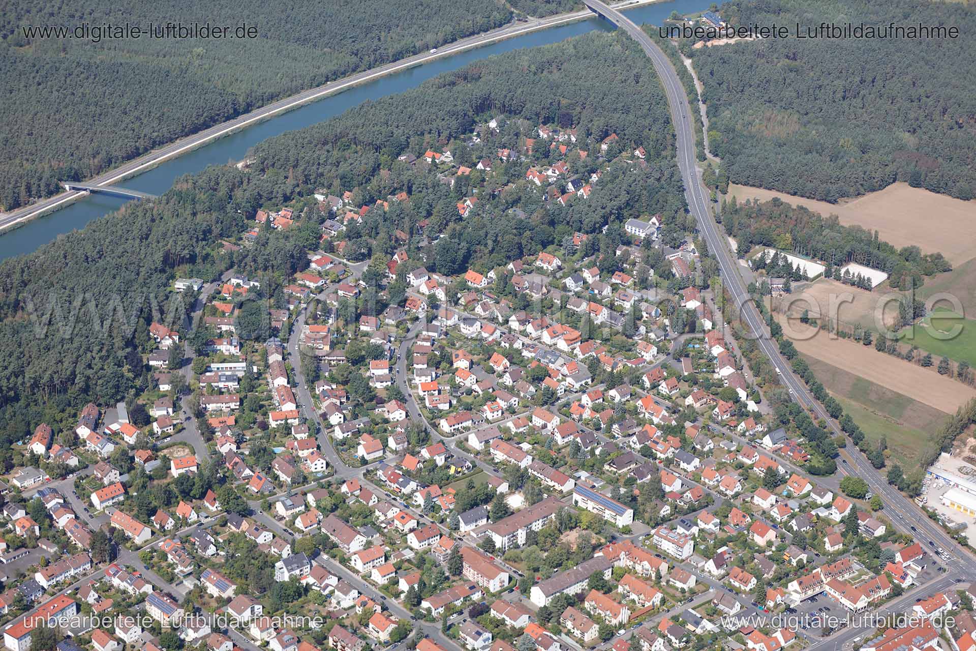 Luftaufnahme Erlangen in Erlangen | Mittelfranken, Bayern