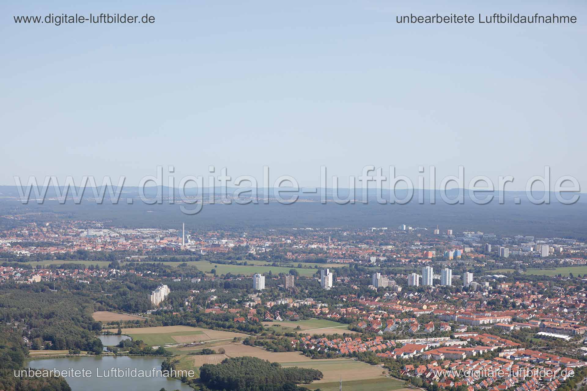 Luftaufnahme Erlangen in Erlangen | Mittelfranken, Bayern