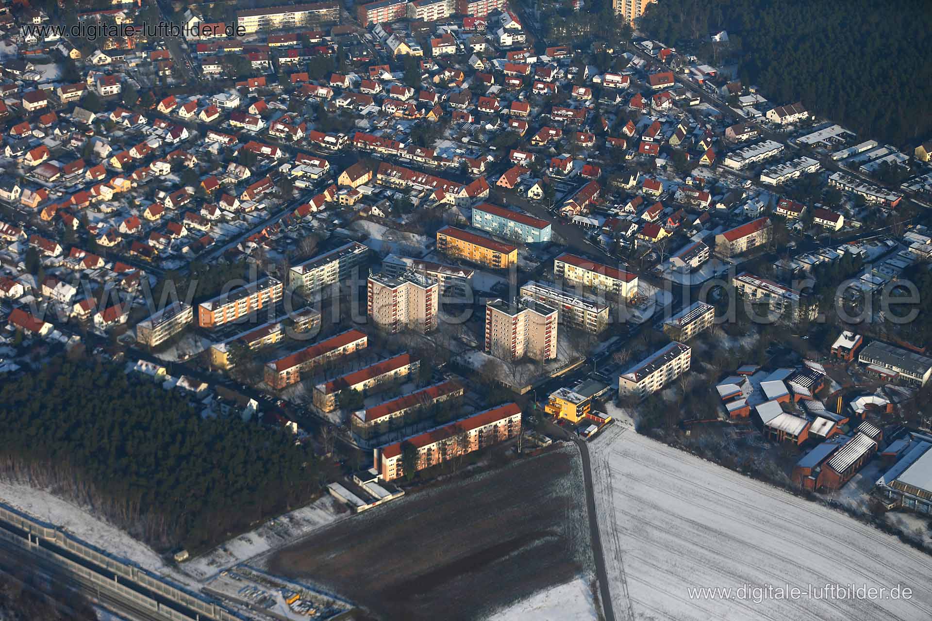 Luftaufnahme Erlangen in Erlangen | Mittelfranken, Bayern