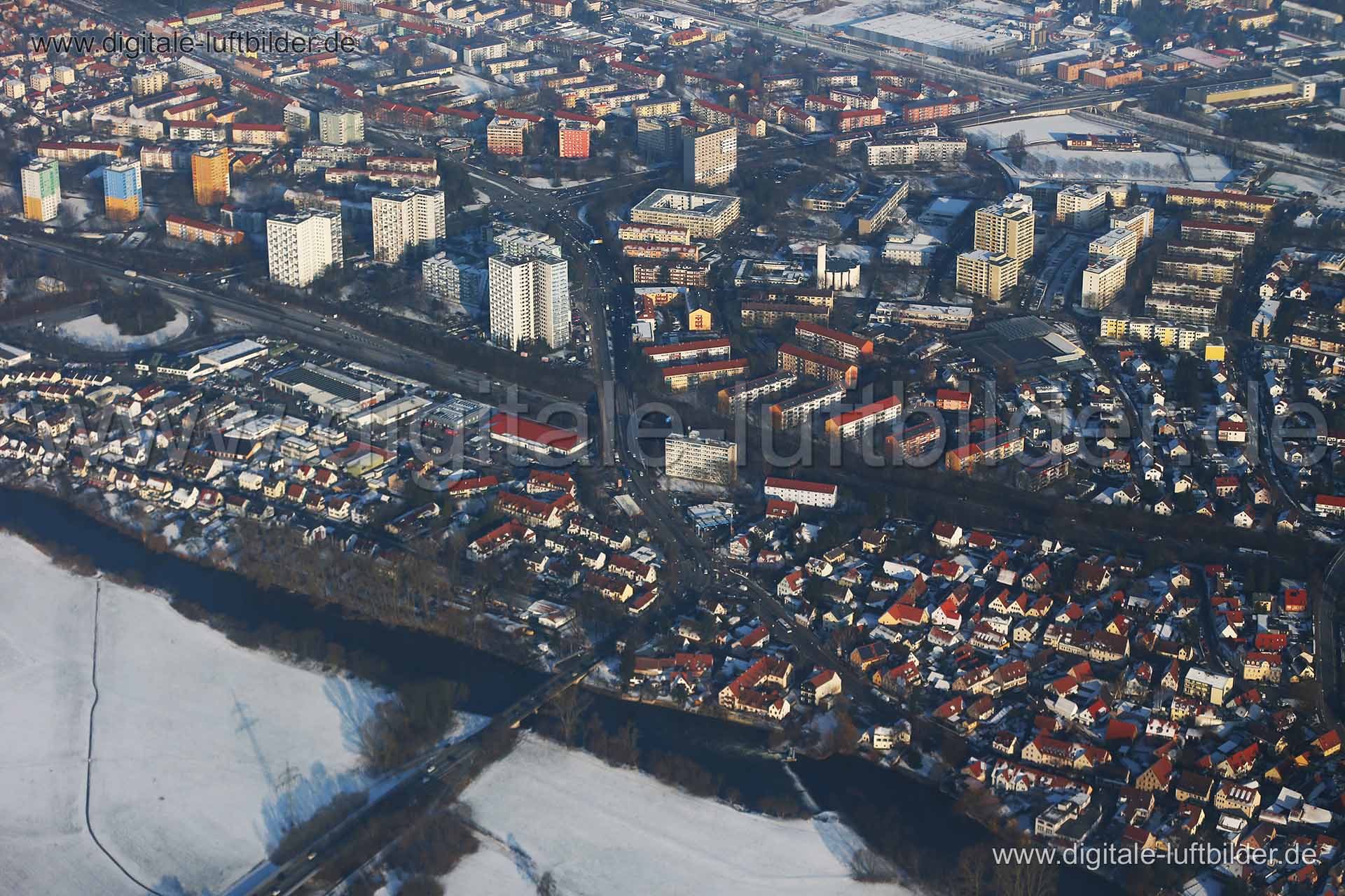 Luftaufnahme Erlangen in Erlangen | Mittelfranken, Bayern