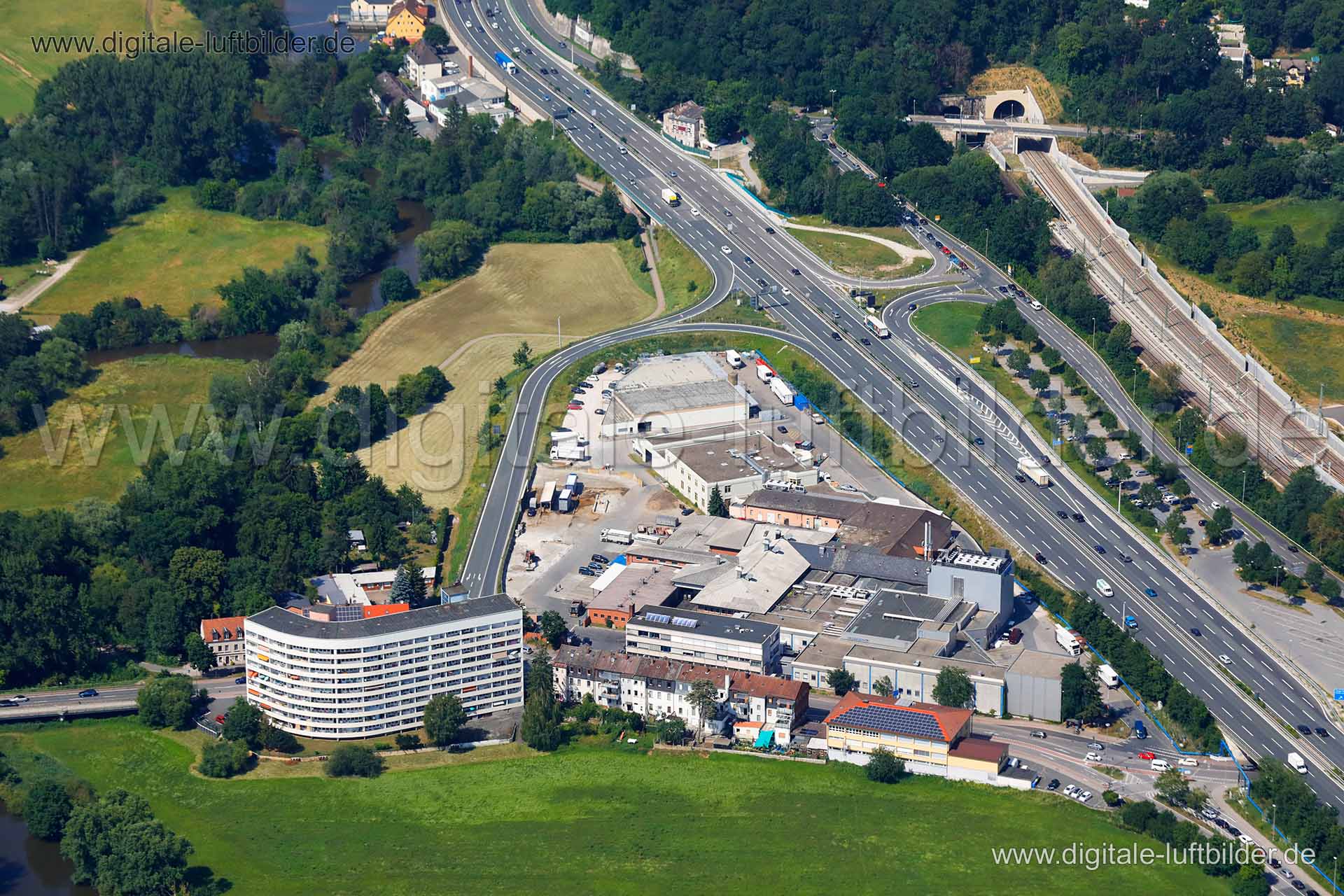Luftaufnahme Erlangen in Erlangen | Mittelfranken, Bayern