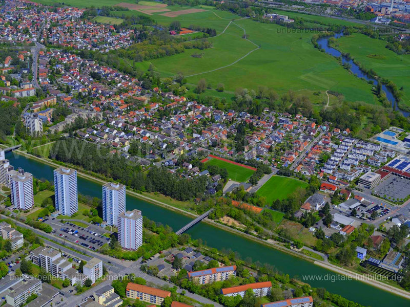 Luftaufnahme Erlangen in Erlangen | Mittelfranken, Bayern