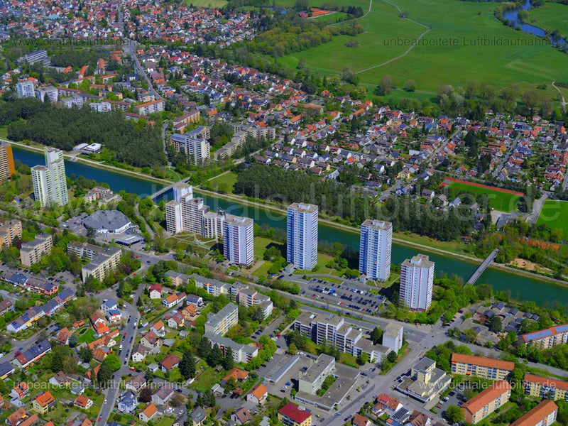 Luftaufnahme Erlangen in Erlangen | Mittelfranken, Bayern