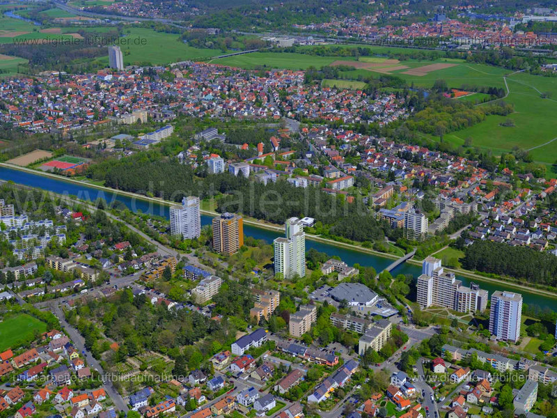 Luftaufnahme Erlangen in Erlangen | Mittelfranken, Bayern