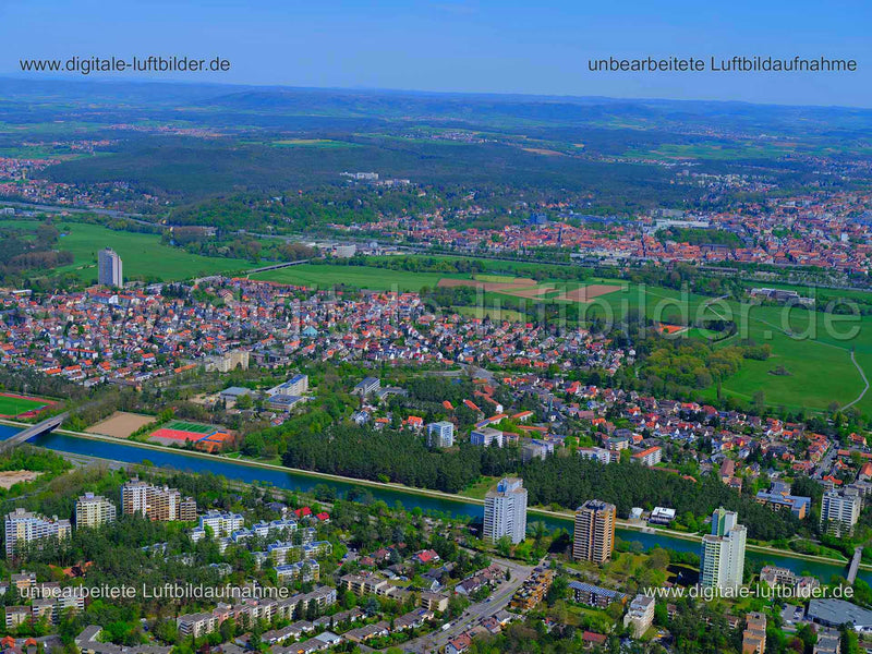 Luftaufnahme Erlangen in Erlangen | Mittelfranken, Bayern