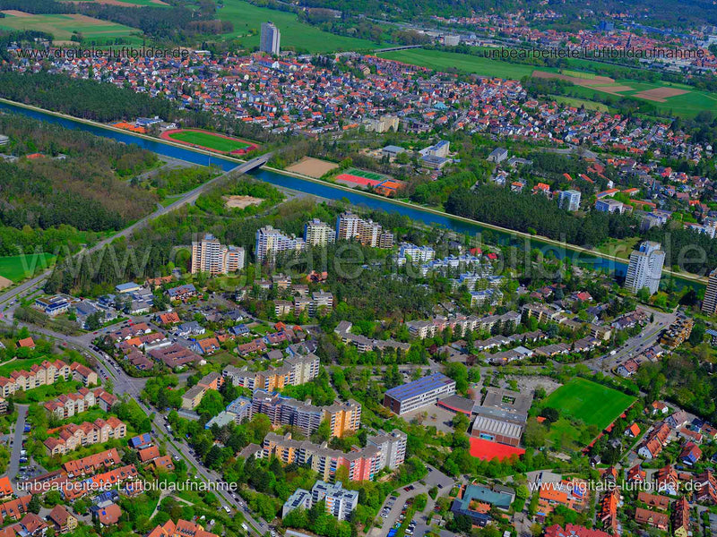 Luftaufnahme Erlangen in Erlangen | Mittelfranken, Bayern