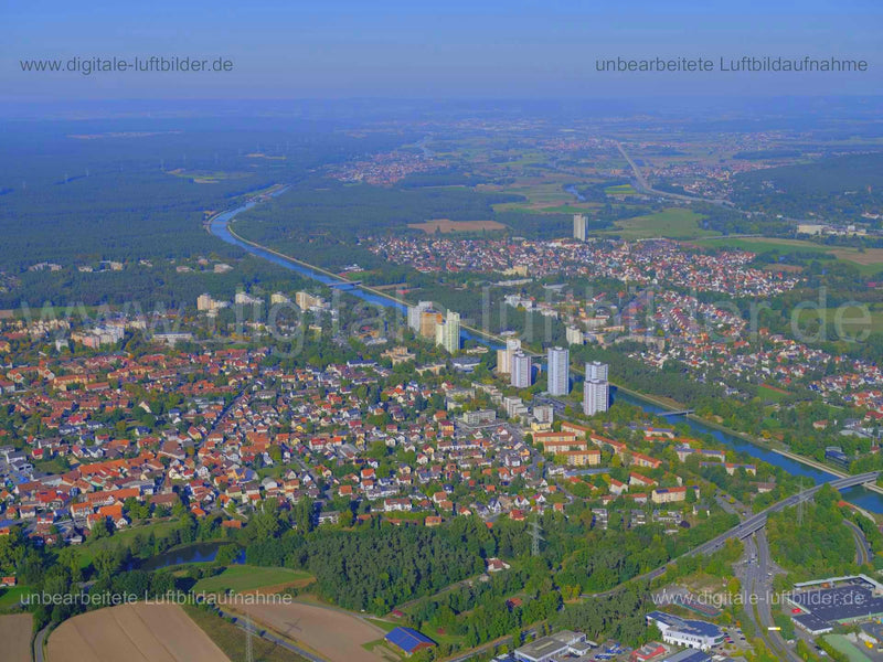 Luftaufnahme Erlangen in Erlangen | Mittelfranken, Bayern