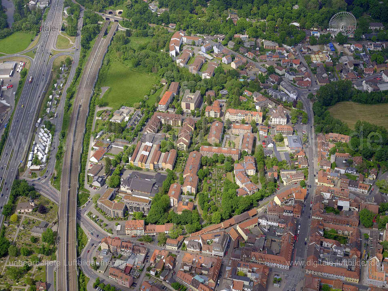 Luftaufnahme Erlangen in Erlangen | Mittelfranken, Bayern