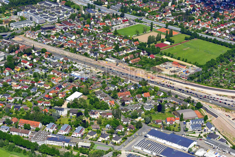 Luftaufnahme Erlangen in Erlangen | Mittelfranken, Bayern