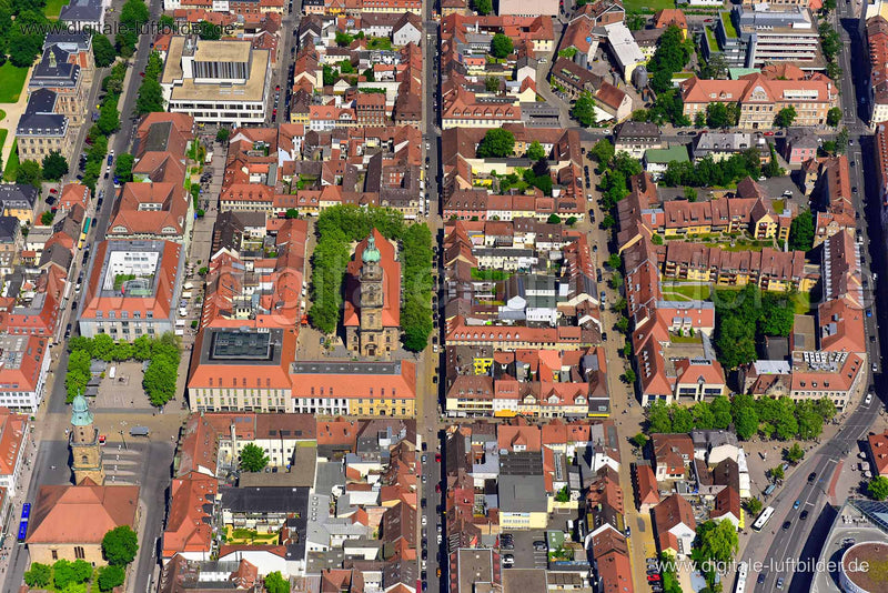 Luftaufnahme Erlangen in Erlangen | Mittelfranken, Bayern