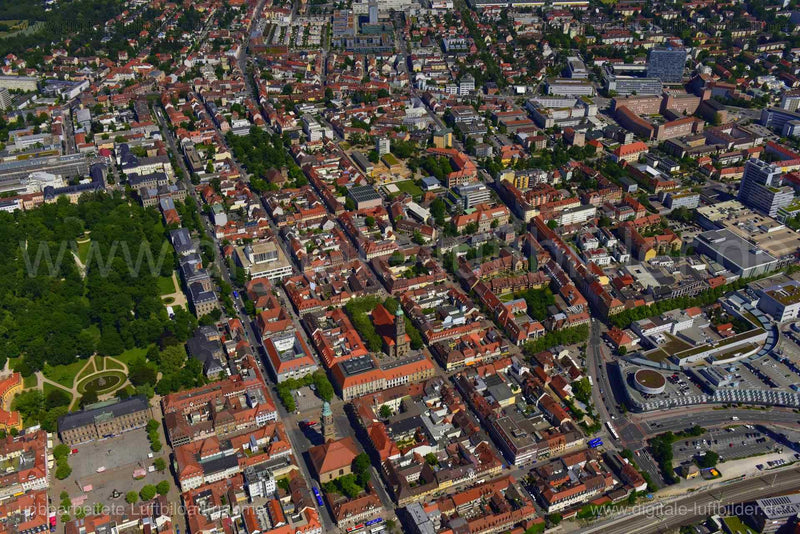 Luftaufnahme Erlangen in Erlangen | Mittelfranken, Bayern