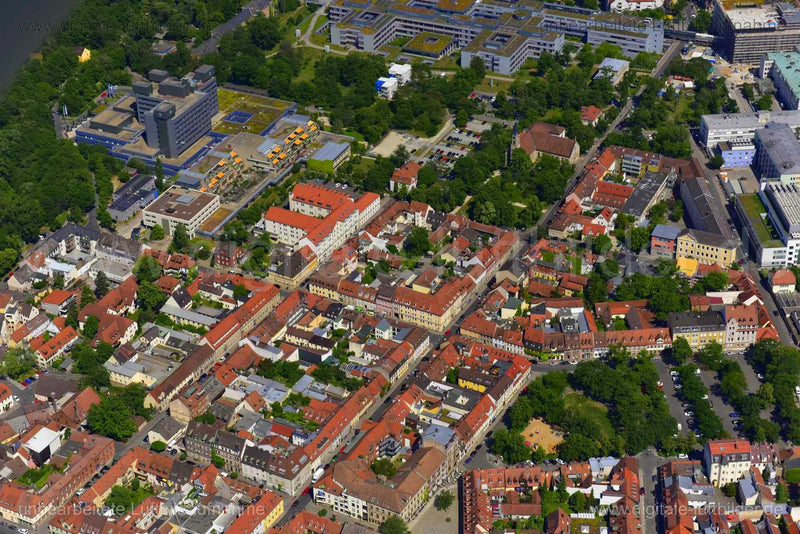 Luftaufnahme Erlangen in Erlangen | Mittelfranken, Bayern
