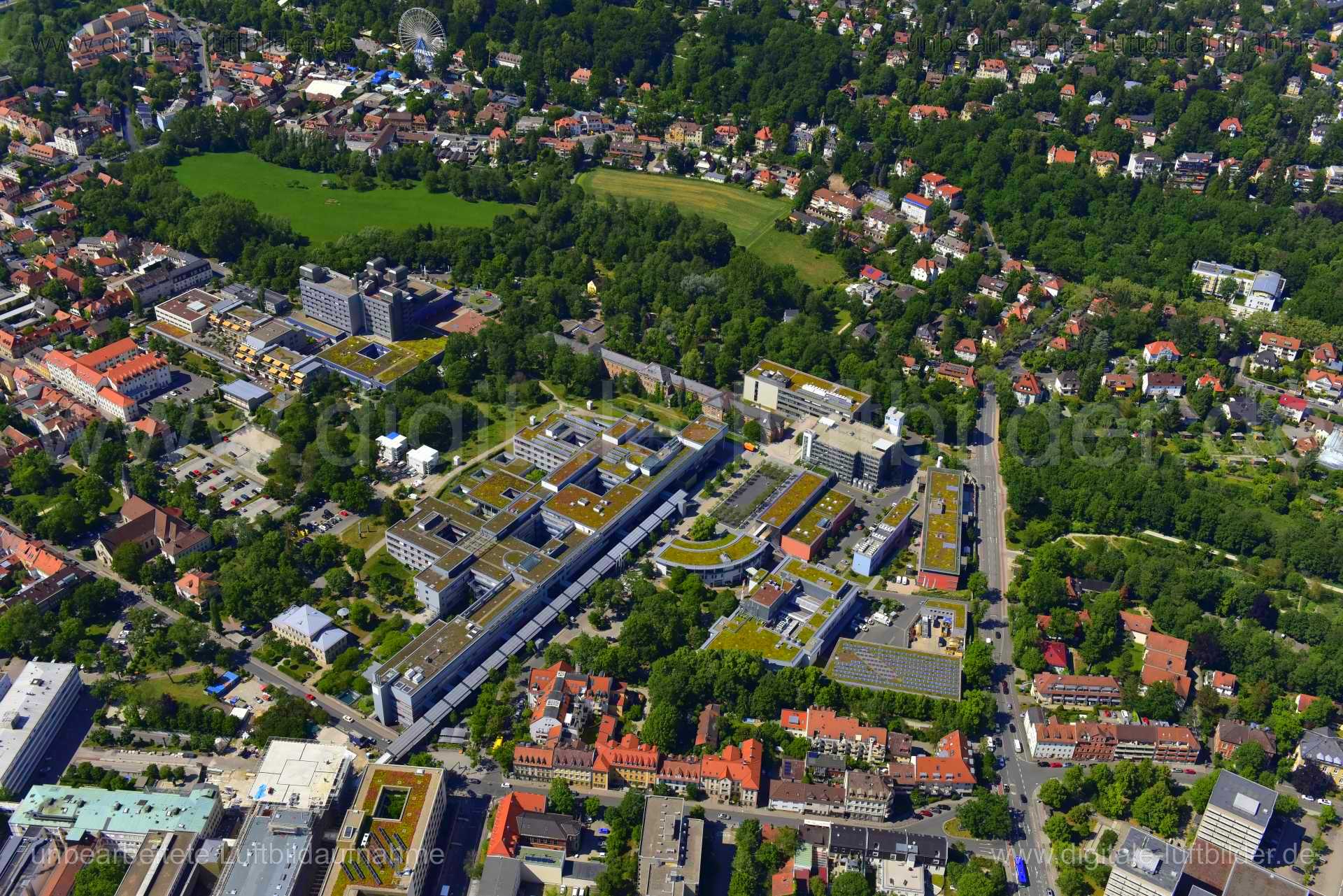 Luftaufnahme Erlangen in Erlangen | Mittelfranken, Bayern