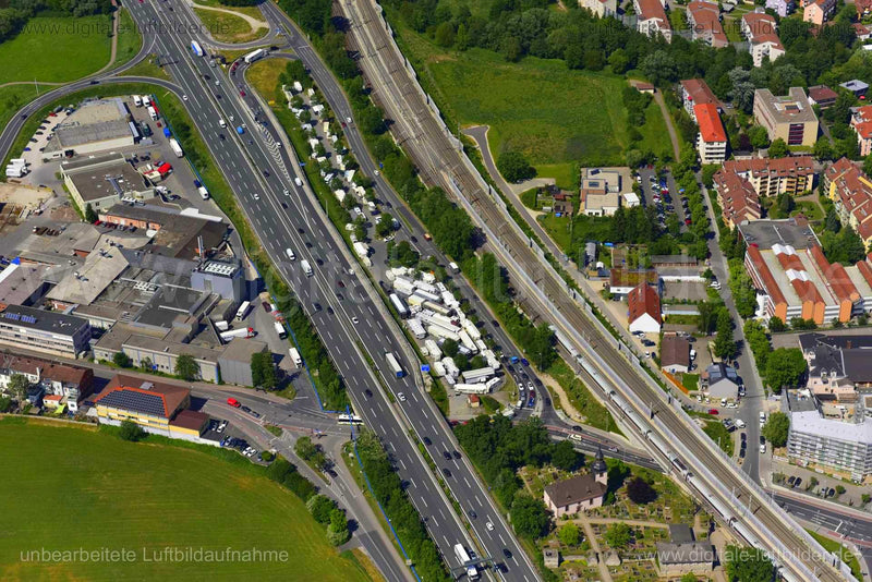 Luftaufnahme Erlangen in Erlangen | Mittelfranken, Bayern