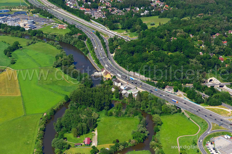 Luftaufnahme Erlangen in Erlangen | Mittelfranken, Bayern