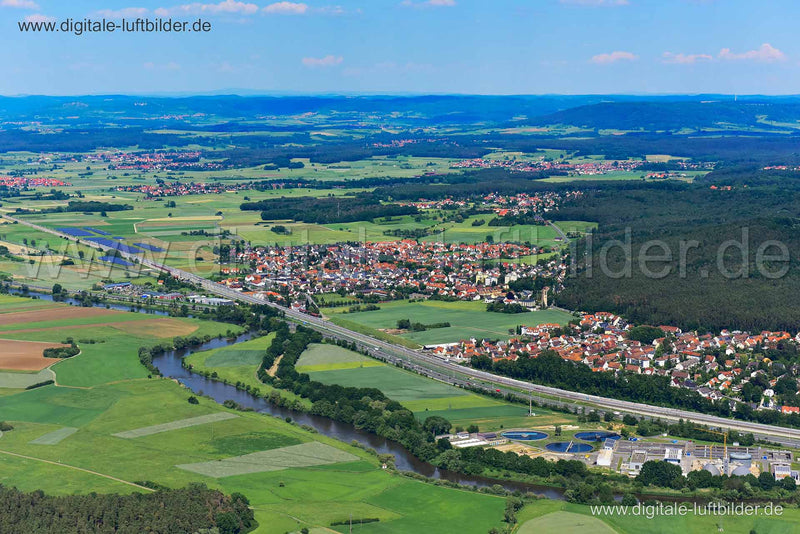 Luftaufnahme Erlangen in Erlangen | Mittelfranken, Bayern