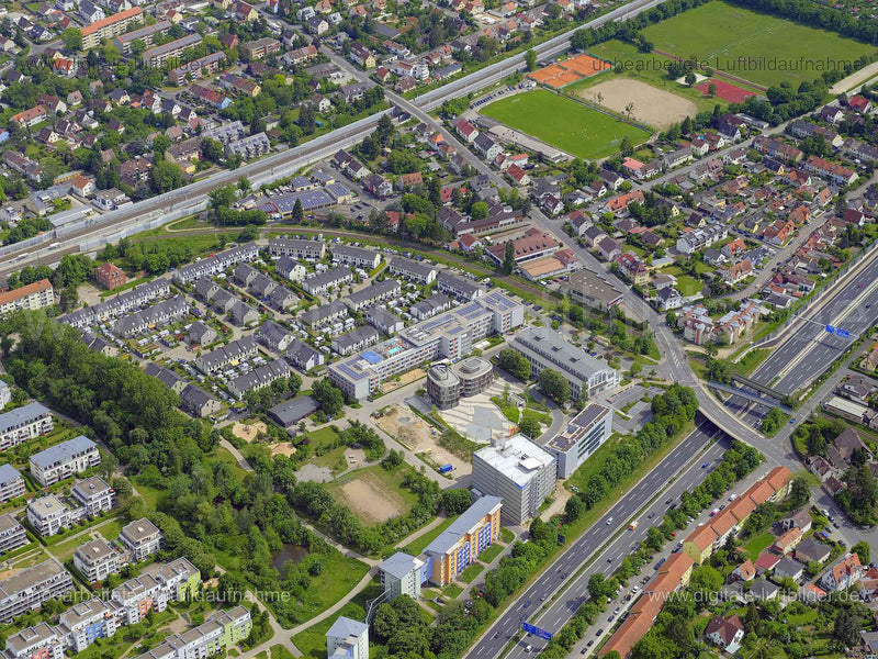 Luftaufnahme Erlangen Bruck in Erlangen | Mittelfranken, Bayern
