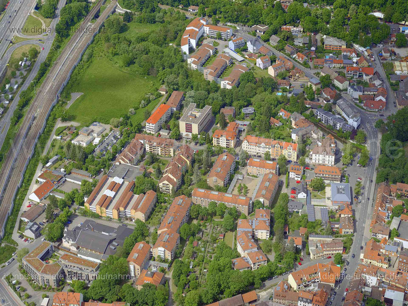 Luftaufnahme Erlangen Nord in Erlangen | Mittelfranken, Bayern