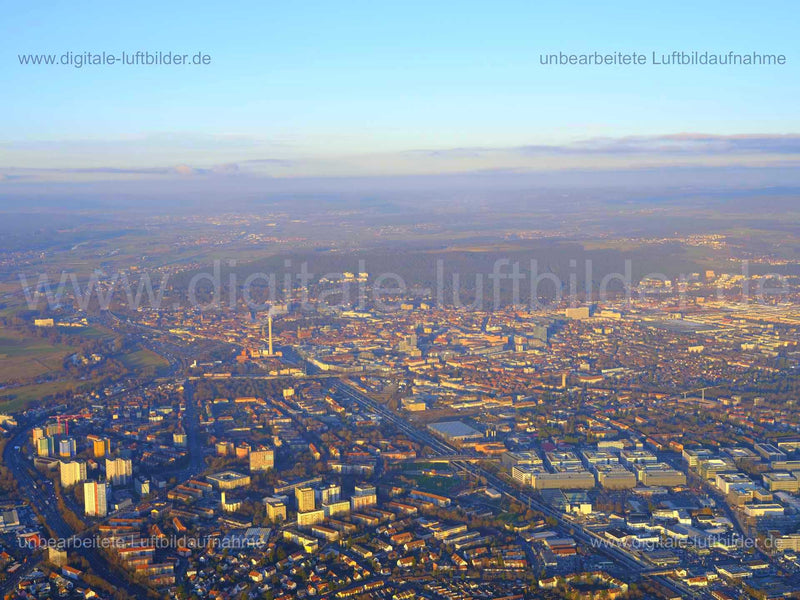 Luftaufnahme Erlangen Panorama in Erlangen | Mittelfranken, Bayern
