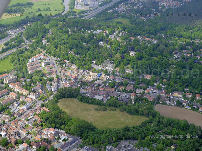 Luftaufnahme Erlanger Bergkirchweih in Erlangen | Mittelfranken, Bayern