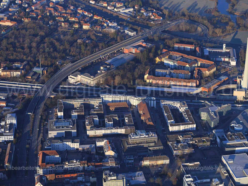 Luftaufnahme Erlanger Höfe in Erlangen | Mittelfranken, Bayern